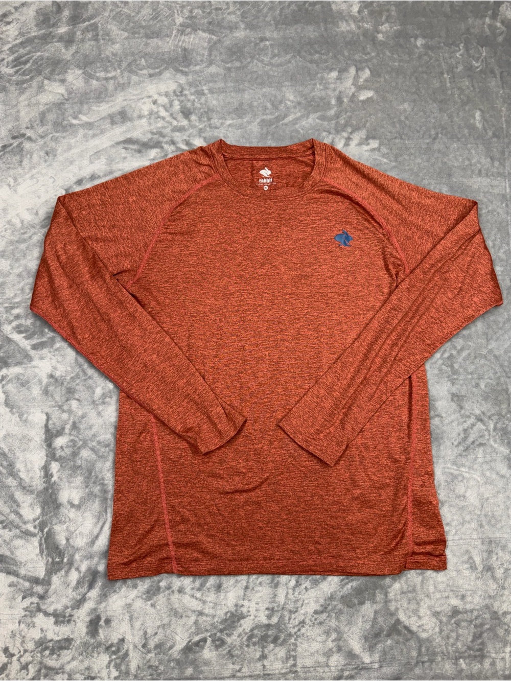 Rabbit EZ Performance Long-Sleeve Tee in Rust
